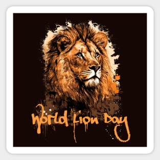 World Lion Day Sticker